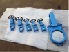 Di Body Swing Worm Gear Knife Gate Valve with Ce Approval
