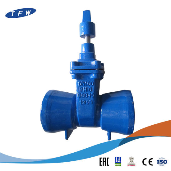 Cast Iron Grooved Gate Valve for PVC Pipe