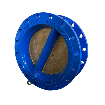 Flange double plate check valve