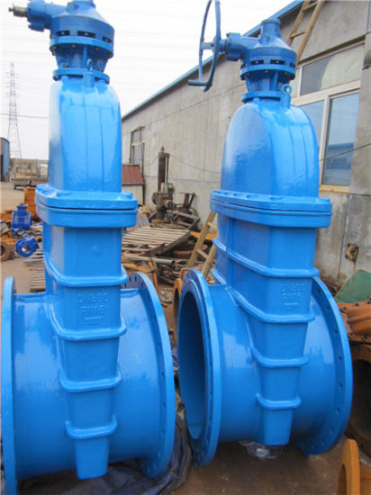 GOST BS5163 DIN F4 F5 Resilient Seat Water Pipeline Gate Valve Dn 600