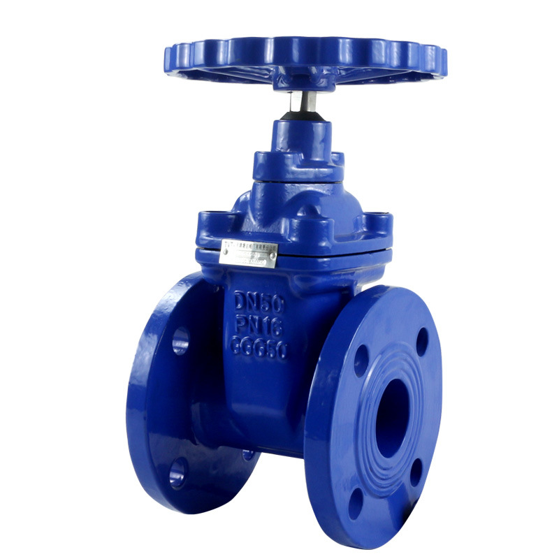 Dn100 Pn16 Factory Price Non-Rising Stem Resilient Seat Sluice Gate Valve