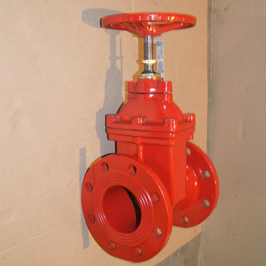 DN600 Cast Iron Rising Gate Valve of Rising Stem